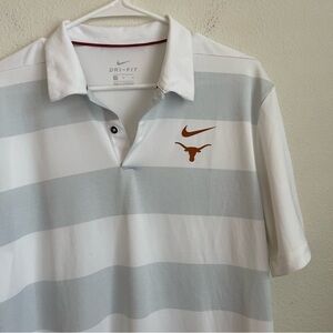 Nike University of Texas Longhorns Performance Striped Polo